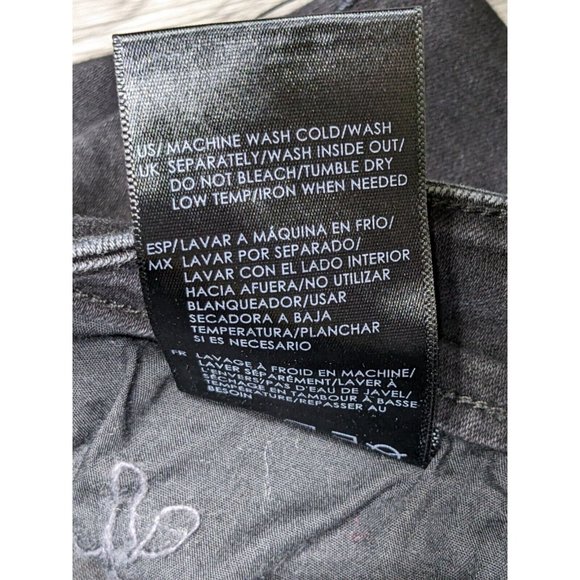 Liverpool Womens Size 8 / 29 Cropped Skinny Black Denim Jeans - Picture 6 of 11